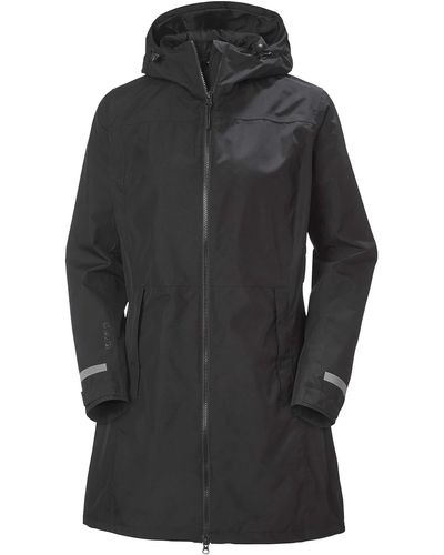 Helly Hansen Lisburn Waterproof Urban Raincoat - Black