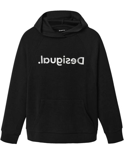 Desigual Basic Oversize Sweatshirt - Black