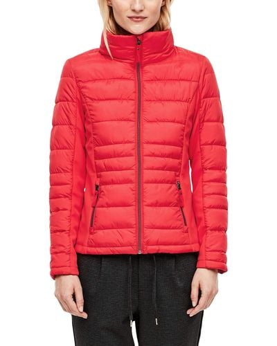 S.oliver RED Label Steppjacke mit Softshell-Partien red 34 - Rot