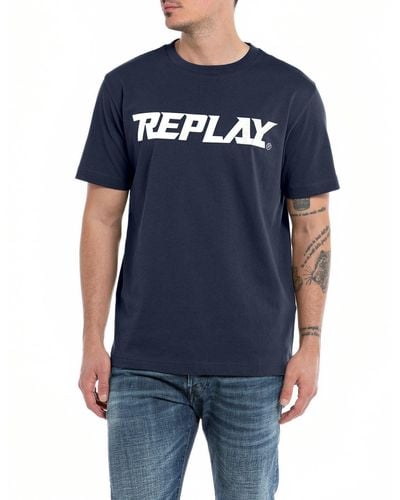 Replay M6658 T-shirt - Blue