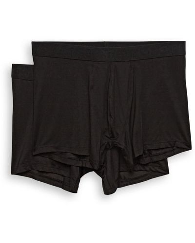 Esprit Sus 2shorts.llg Ropa Interior - Negro