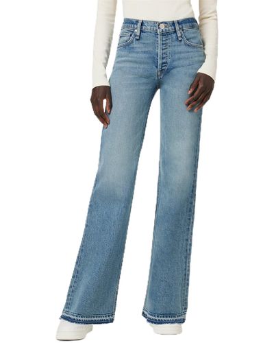 Hudson Jeans Rosie High-rise Wide Leg Jeans - Blue