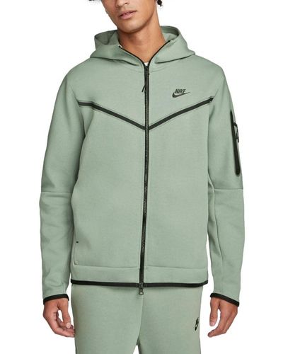 Nike Sportswear Rattan/Phantom Tech Fleece Full-Zip Hoodie - Grün