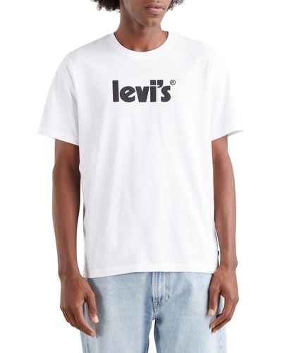 Levi's Ss Relaxed Fit Tee T-Shirt,Poster White,S - Weiß