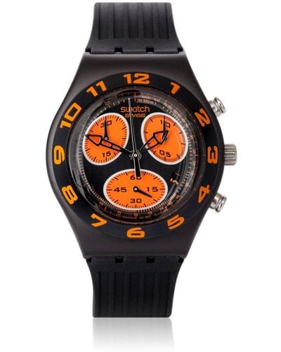 Swatch Uhr YMB4000 - Orange