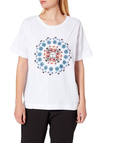Desigual T-shirt Oversize Galactic - White