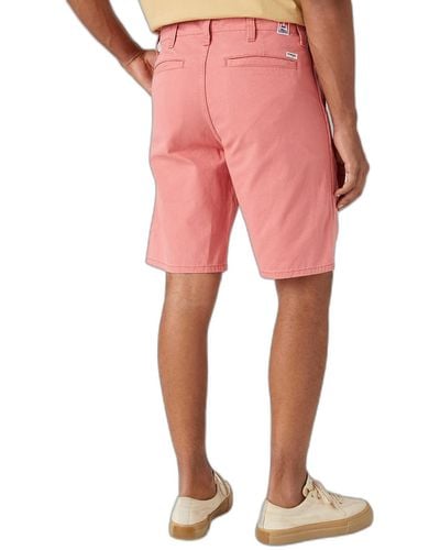 Wrangler Casey Chino Shorts - Pink