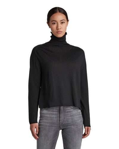 G-Star RAW Turtle Knitted Pullover - Negro