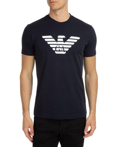 Emporio Armani T-Shirt blu S - Noir