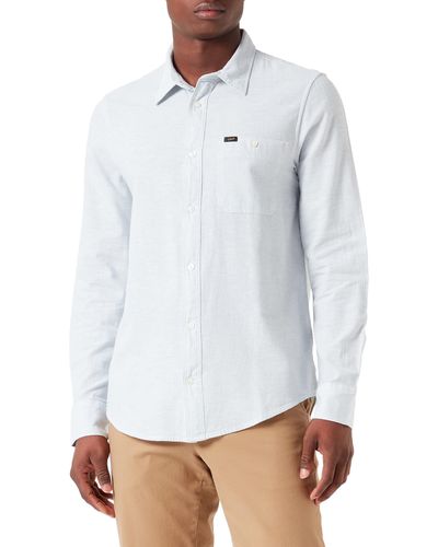 Lee Jeans Sure Shirt Maglietta - Bianco
