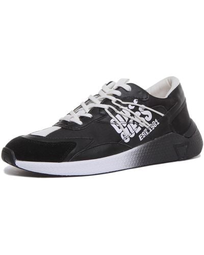 Guess Modena Active Lace Up Casual Synthetic Trainers - Black