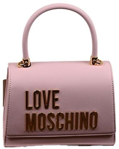 Love Moschino Lettering Kleine Handtasche - Pink
