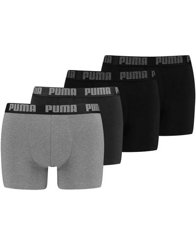 PUMA Boxers Basic X4 - Zwart