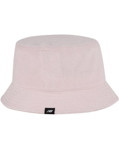 New Balance And Terry Lifestyle Bucket Hat - Pink