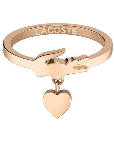 Lacoste Bague pour Collection LOVE MY CROC - 2040034C - Métallisé