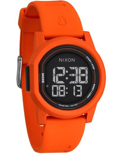 Nixon Disk A1370-100m wasserdichte -Digitaluhr - Orange