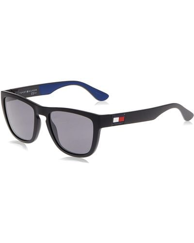 Tommy Hilfiger Th1557/s Rectangular Sunglasses - Black