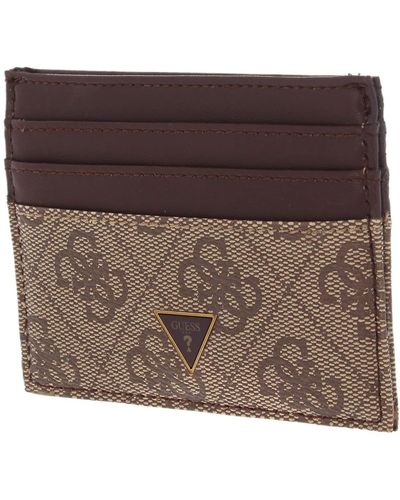 Guess Vezzola Card Case Beige/Brown - Marrone