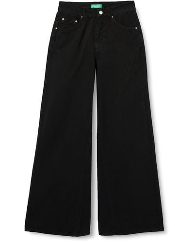 Benetton Trousers 4eutde013 Jeans - Black