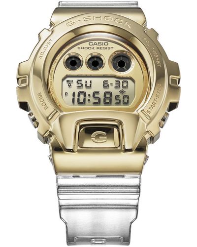 G-Shock Orologio Digitale Quarzo Uomini con Cinturino in plastica GM-6900SG-9ER - Metallizzato
