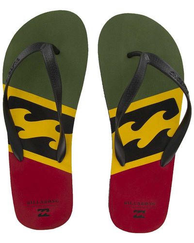 Billabong Flops Footwear - Rasta/size - Multicolour