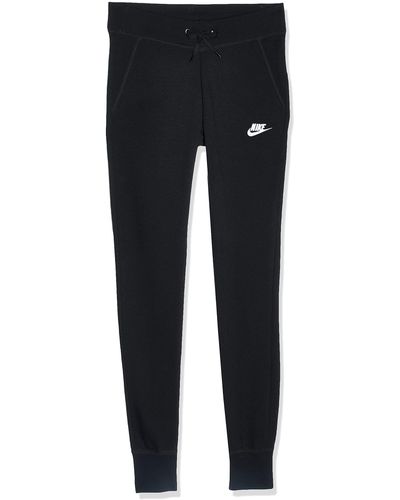 Nike Fleece Tights Voor - Zwart
