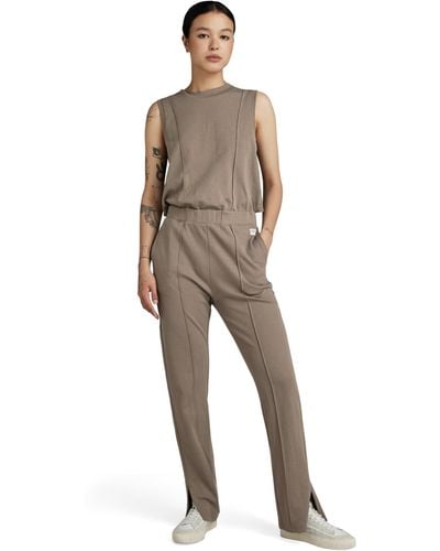 G-Star RAW Pintucked Jumpsuit - Natur