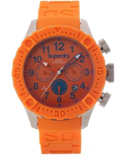 Superdry Unisex Watch Syg142o (ø 48 Mm) - Orange