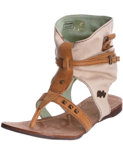 Replay Fuzzy Off White/tan Ankle Wrap Gwf05.003.c0007t.809 4 Uk - Brown