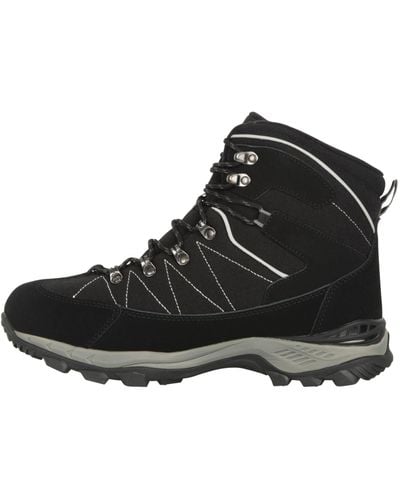 Mountain Warehouse Chaussures Marche Randonnée Trekking Imperméable Boulder Gris Fer 44 - Noir