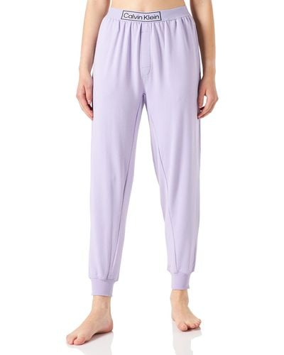 Calvin Klein Jogger Pantaln de Pijama - Morado