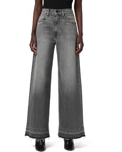 Hudson Jeans James High-rise Wide Leg Petite Jeans - Black