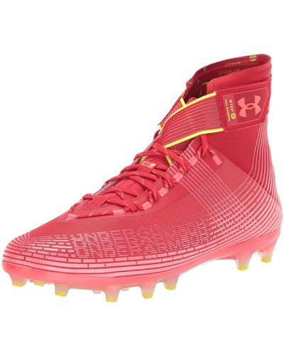 Under Armour Highlight Mc Football Shoe - Rosso