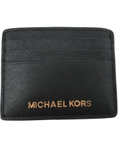Michael Kors Michaekl Kors Jet Set Travel Large Card Holder - Black - Schwarz