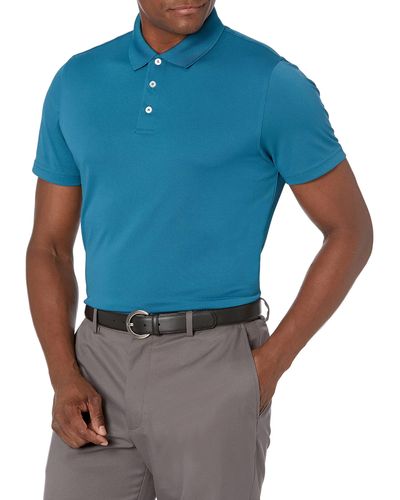 Amazon Essentials Slim-fit Quick-Dry Polo Shirt - Bleu
