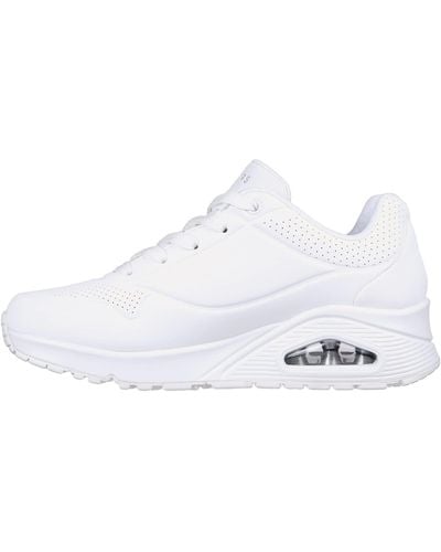 Skechers 73690 Uno Stand On Air Sk Smooth Sneakers - White