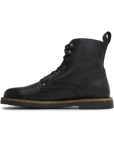 Birkenstock Bryson Leather Black Boots 9 Uk