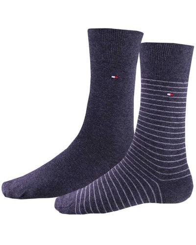 Tommy Hilfiger Small Stripe Socks - Black