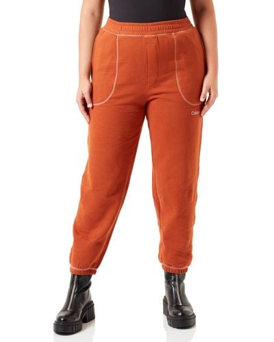 Calvin Klein Jogger 000QS7041E Strickhosen - Orange