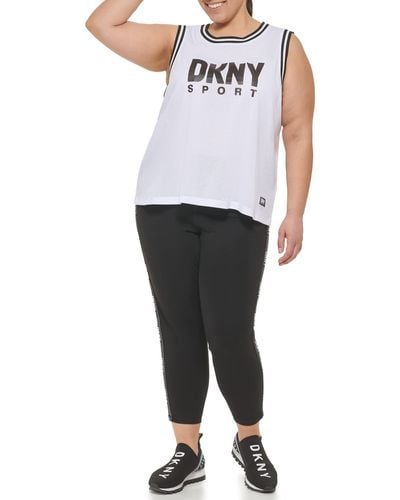 DKNY Summer Tops Short Sleeve T-shirt - Gray