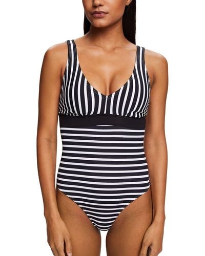 Esprit Hamptons Beach Ay Rcspad Swimsuit One Piece - Black