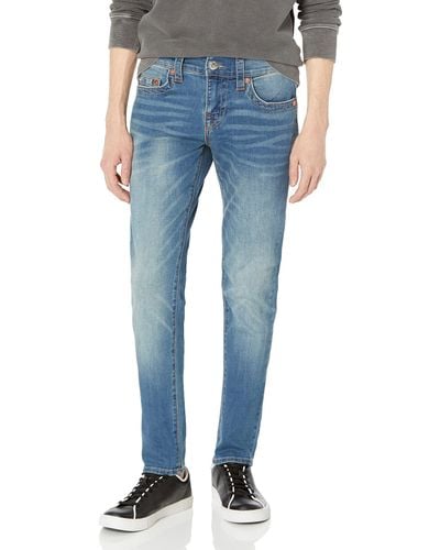 True Religion Rocco Skinny Fit Jeans - Blau