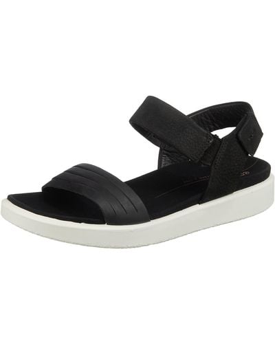 Ecco S Flowt W Ankle Strap Sandals - Black