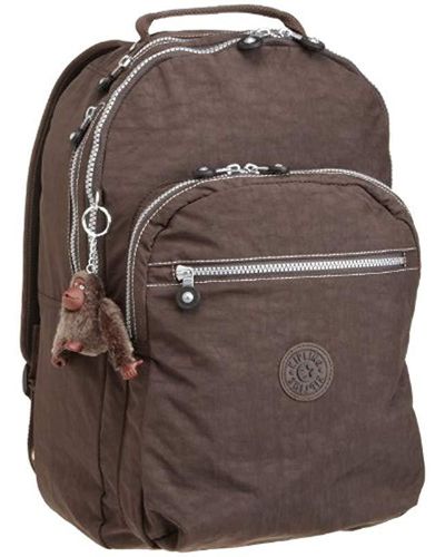Kipling Seoul Solid Laptop Backpack - Brown