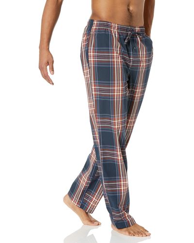 Amazon Essentials Straight-fit Woven Pyjama Pant - Blue