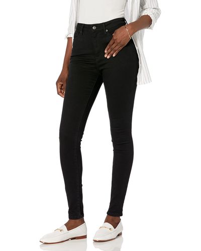 Goodthreads Skinny-Jeans mit Hohem Bund - Schwarz