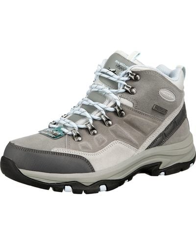 Skechers Trego Rocky Mountain Walking Shoe - Metallic