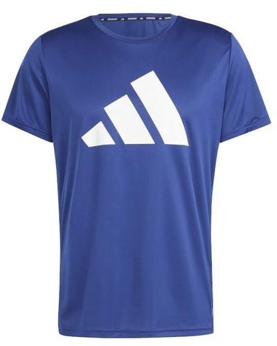 adidas Run It tee Camiseta - Azul