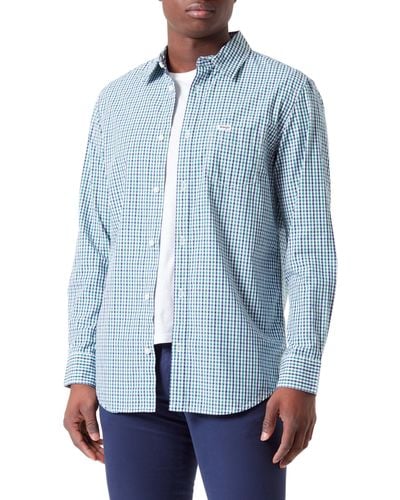 Wrangler LS 1 PKT Shirt - Blau