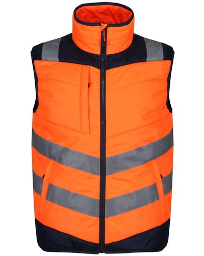 Regatta Professional S Hi Vis Thermal Gilet Bodywarmer - Orange